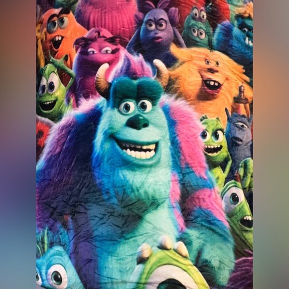NIB Monster Inc Fleece Blanket - Picture 5 of 9